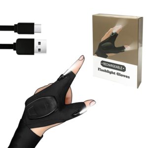 LED Flashlight Glove – USB Rechargeable