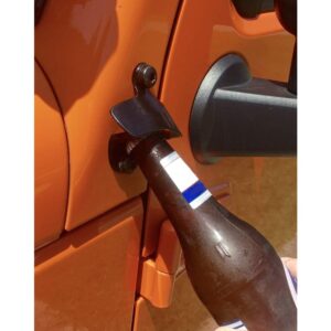 Mounted Bottle Opener for Jeep Wrangler JK JKA Pillar